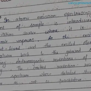 Atomic Emission Spectroscopy Notes