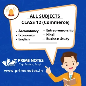 12th Class Commerce All Subjects Notes