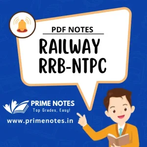Railway RRB NTPC Exam Notes PDF